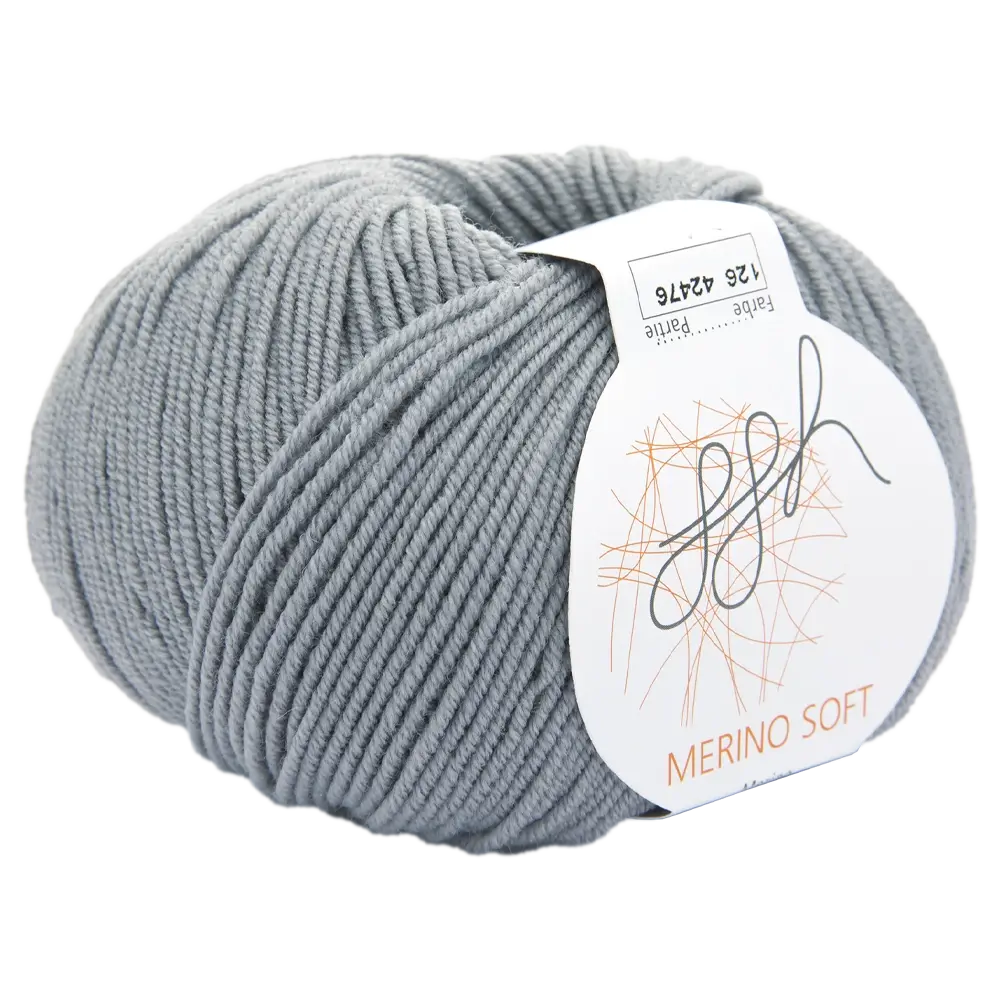 #Farbe_ggh Merino Soft | 126 Mittelgrau