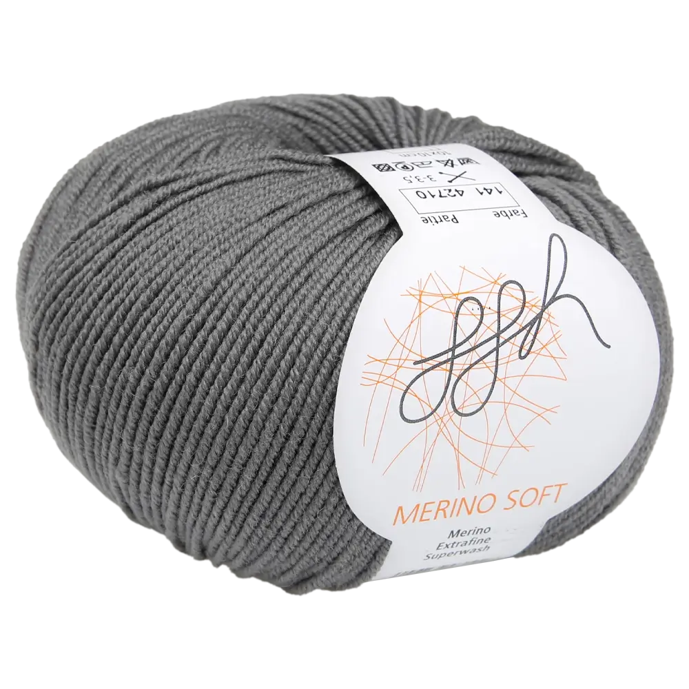 #Farbe_ggh Merino Soft | 141 Steingrau