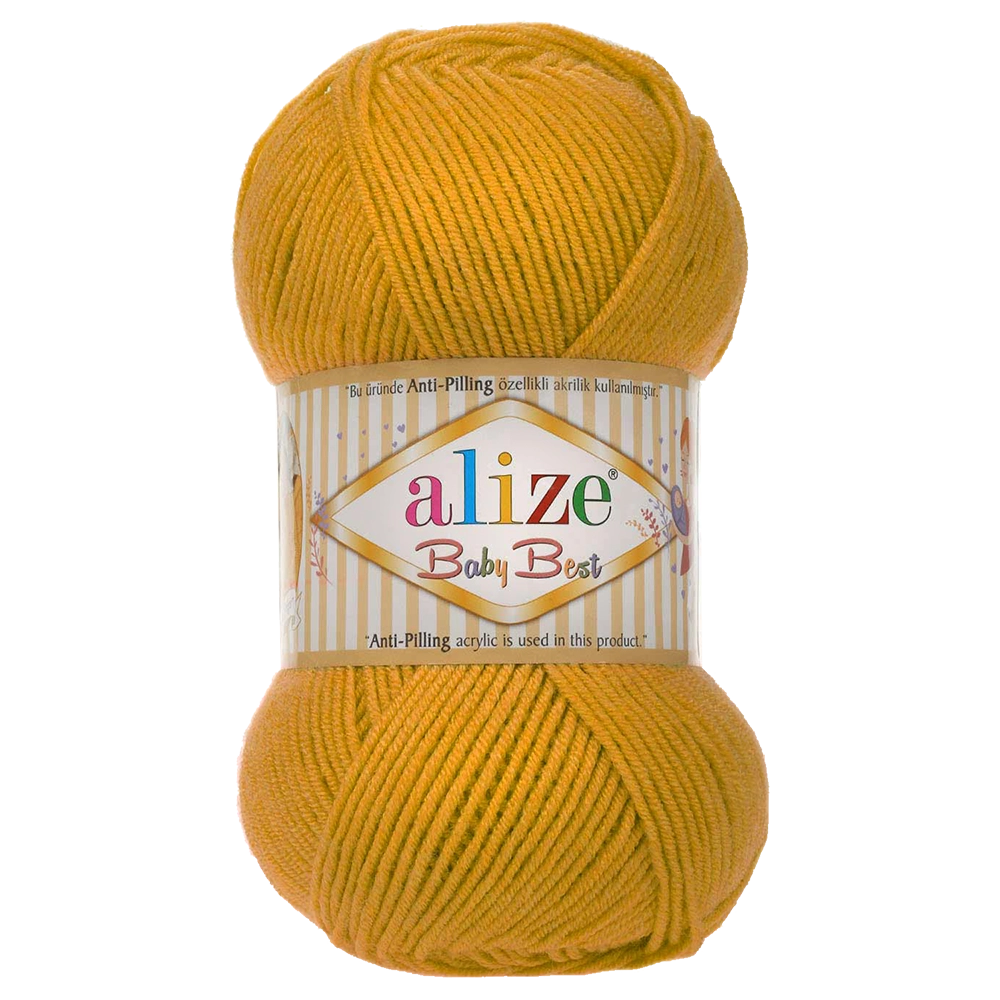 #Farbe_Alize Baby Best | 281 Senf