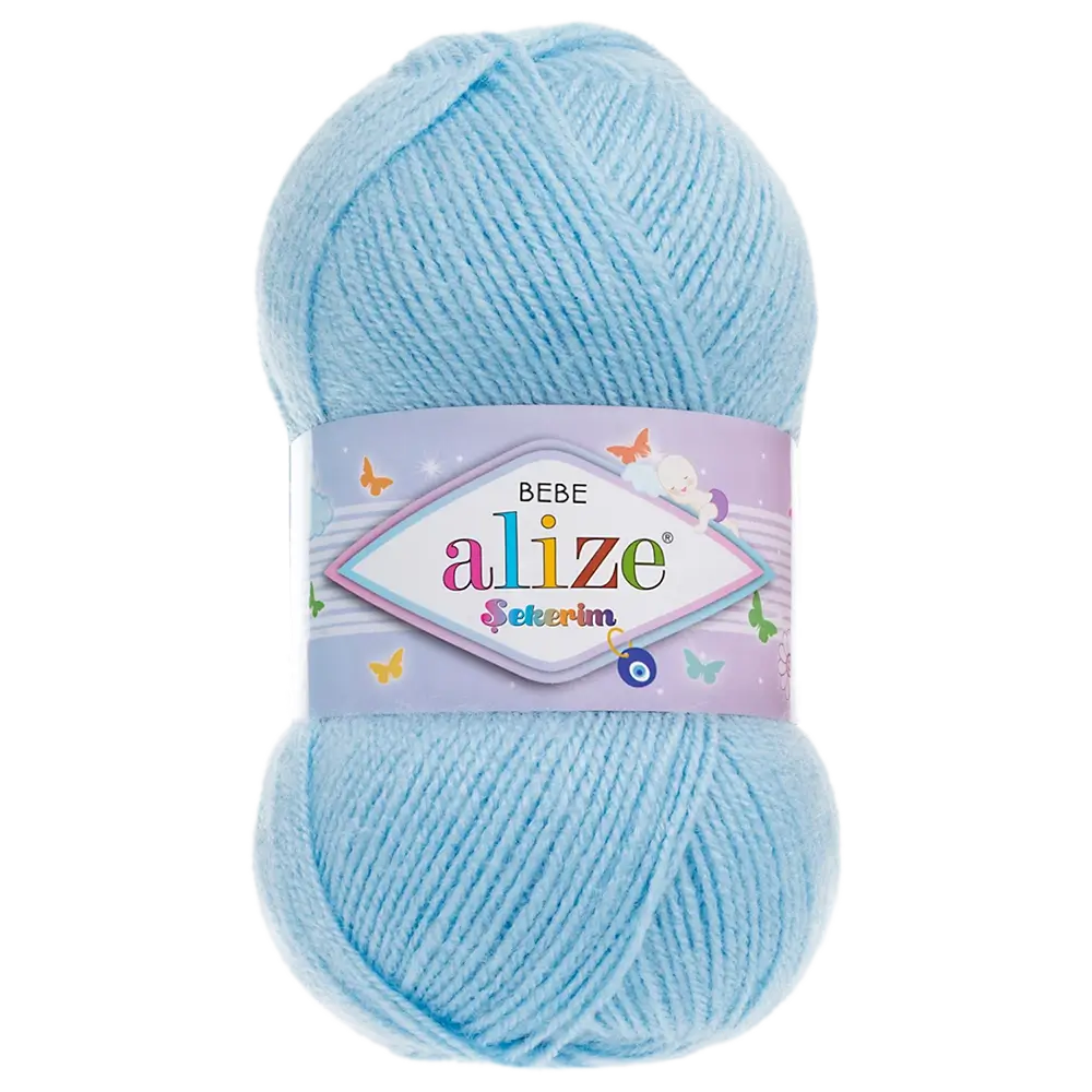 #Farbe_Alize Sekerim Bebe | 040 Pastellblau