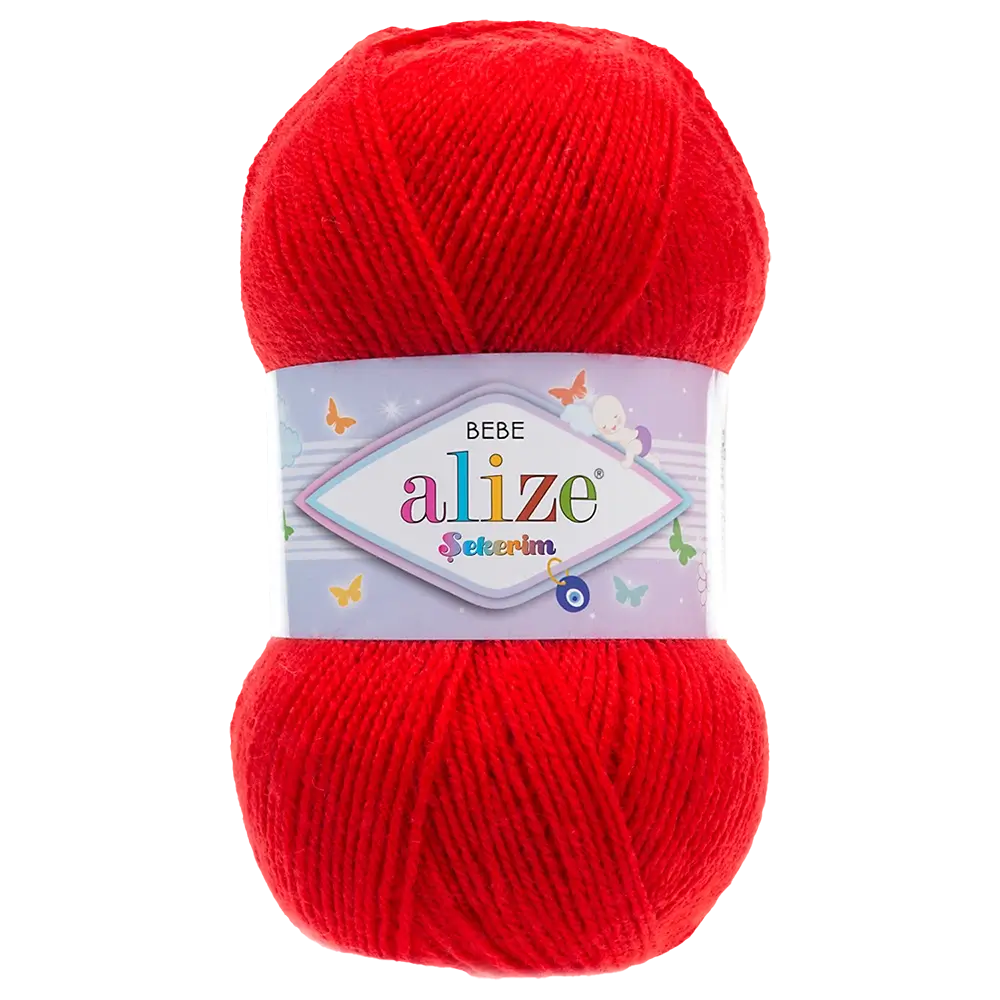 #Farbe_Alize Sekerim Bebe | 56 Rot