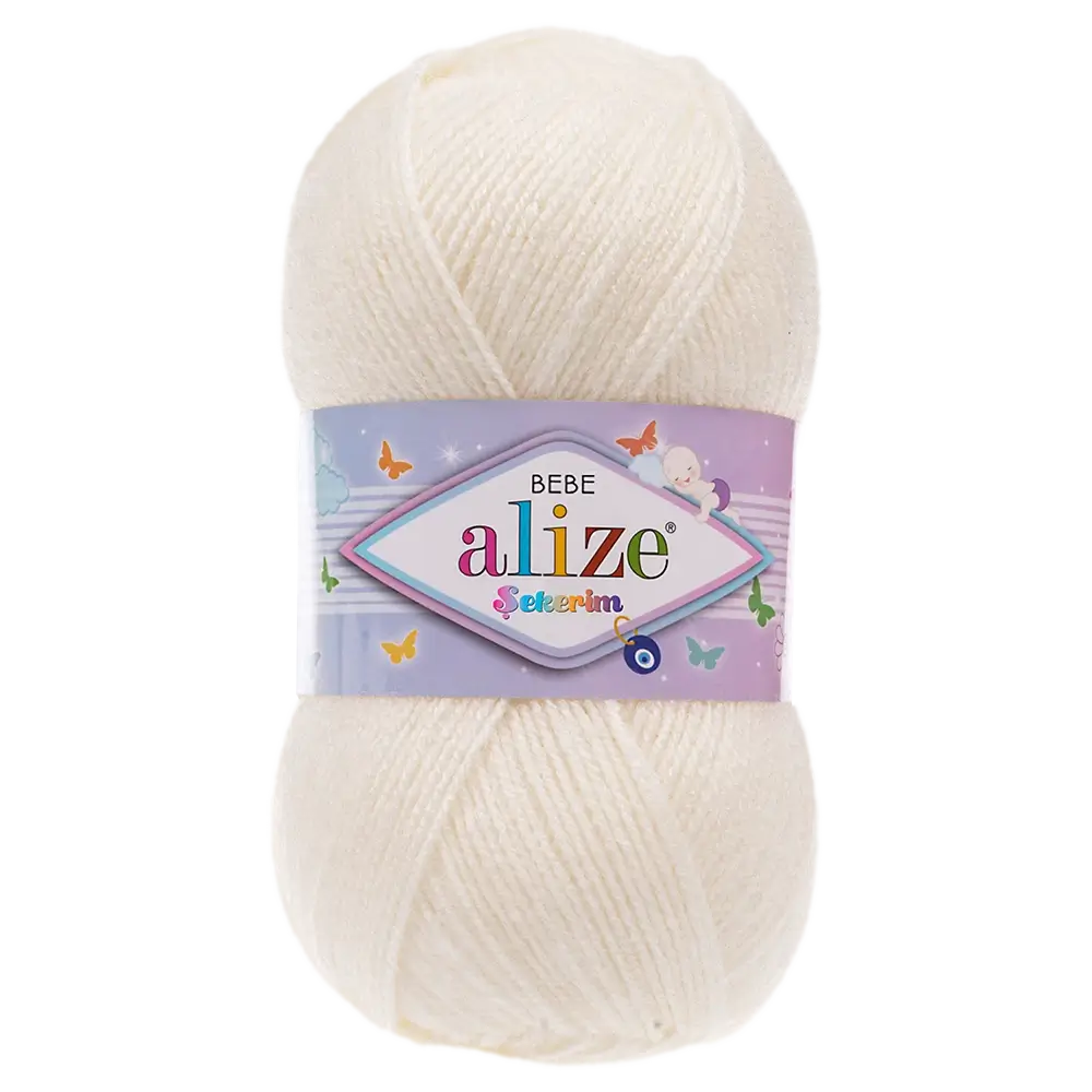 #Farbe_Alize Sekerim Bebe | 62 Hellcreme