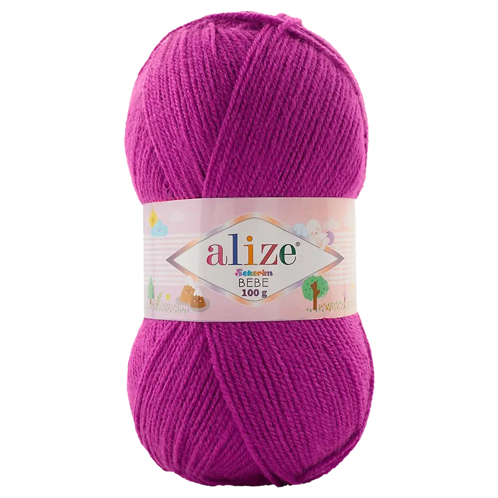 #Farbe_Alize Sekerim Bebe | 130 Magenta