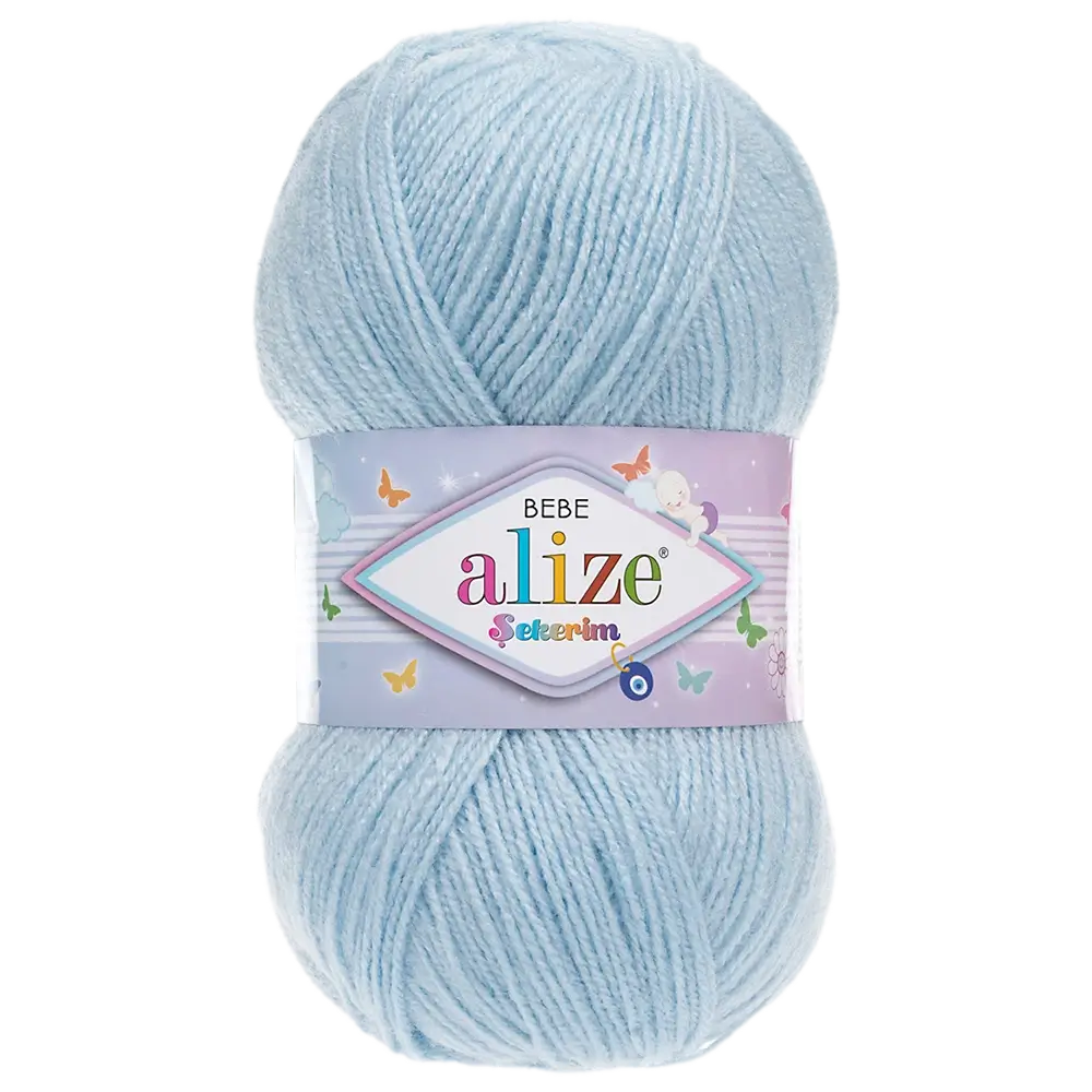 #Farbe_Alize Sekerim Bebe | 183 Hellblau