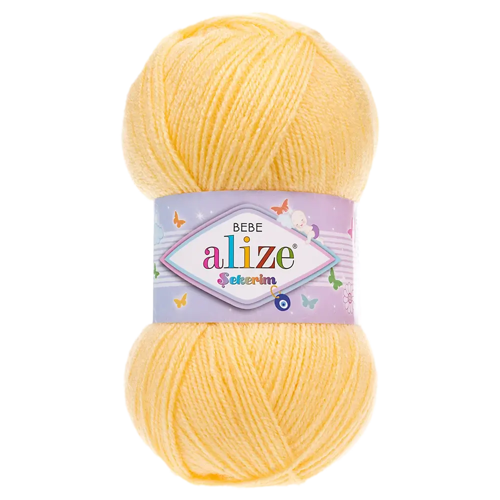 #Farbe_Alize Sekerim Bebe | 187 Hellgelb