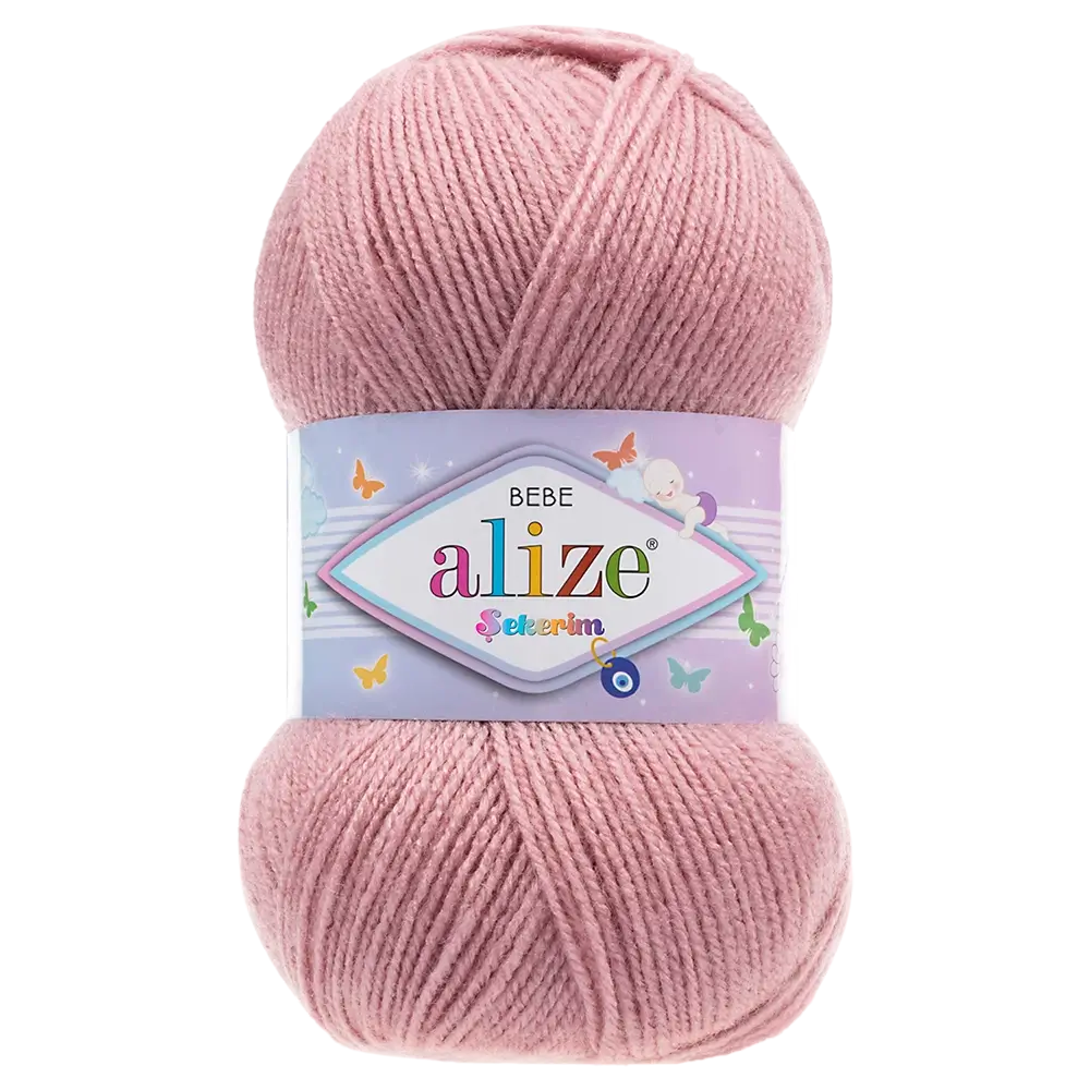 #Farbe_Alize Sekerim Bebe | 315 Erdbeereis