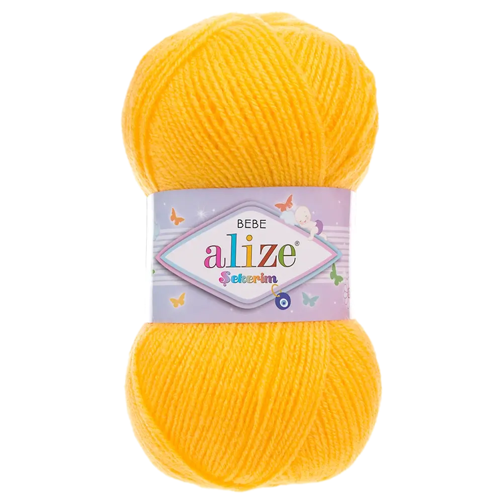 #Farbe_Alize Sekerim Bebe | 566 Gelb