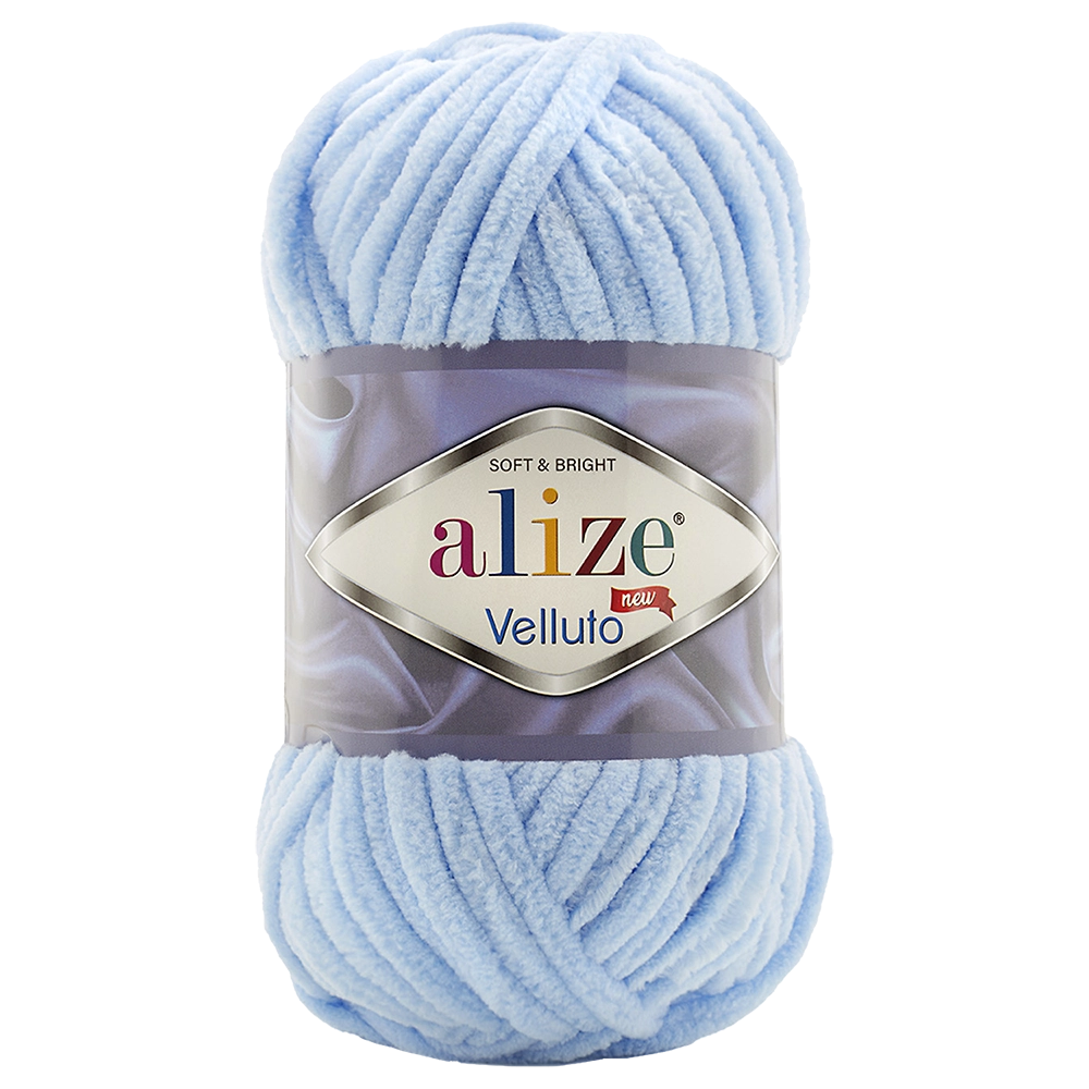 #Farbe_Alize Velluto | 218 Babyblau