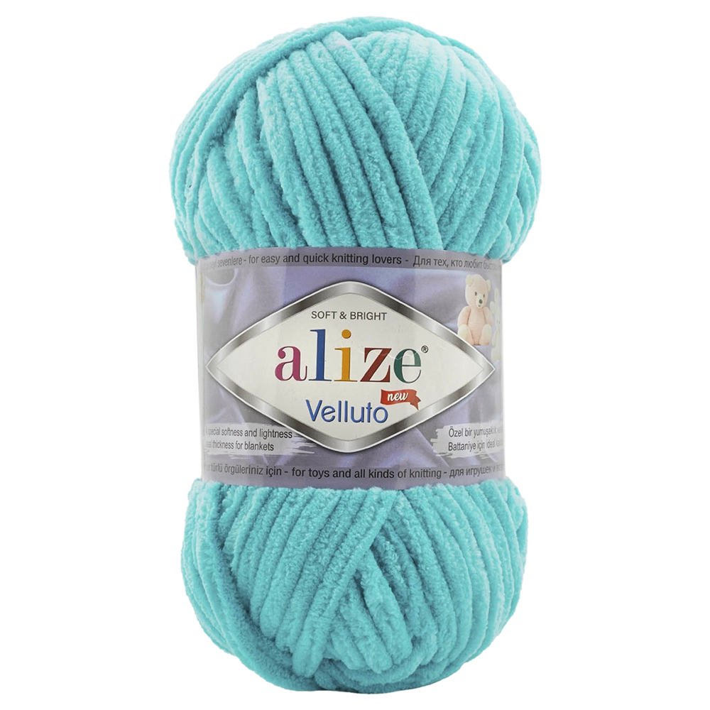 #Farbe_Alize Velluto | 490 Cyan