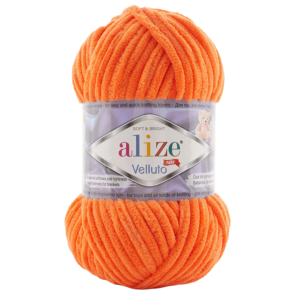 #Farbe_Alize Velluto | 550 Karotte