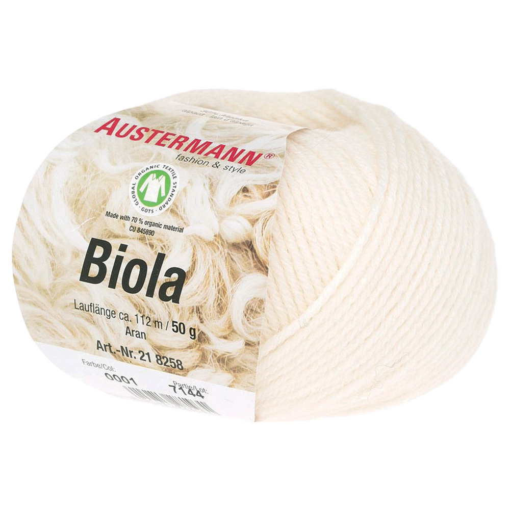 #Farbe_Austermann Biola | 01 Wollweiß