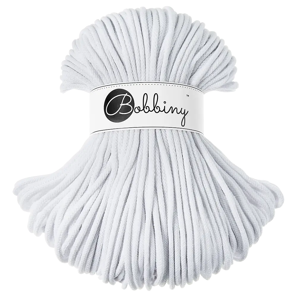 Flechtkordel Premium Ø 5 mm - Bobbiny Flechtkordel Premium | White