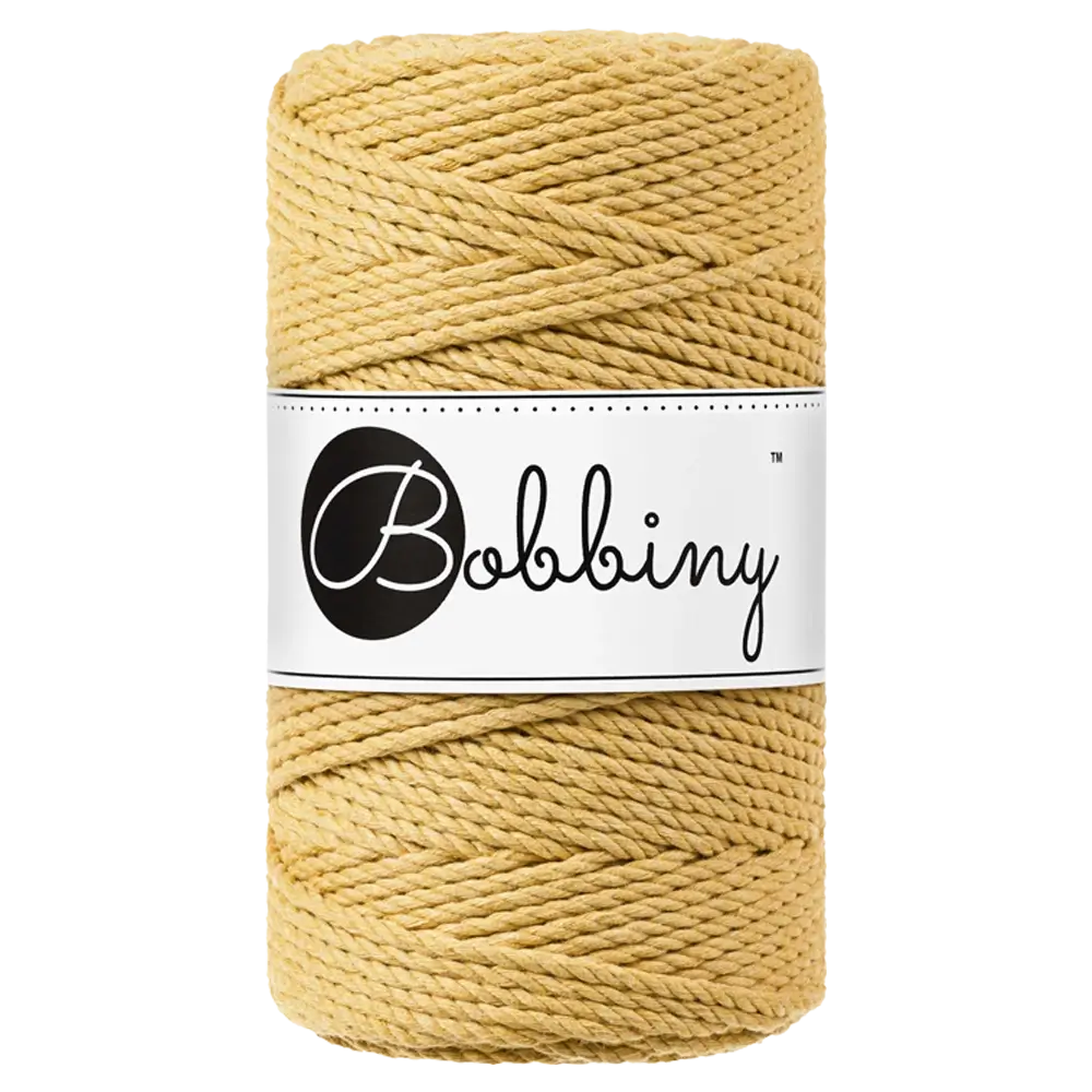 #Farbe_Bobbiny Makramee 3PLY 3 mm | Honey