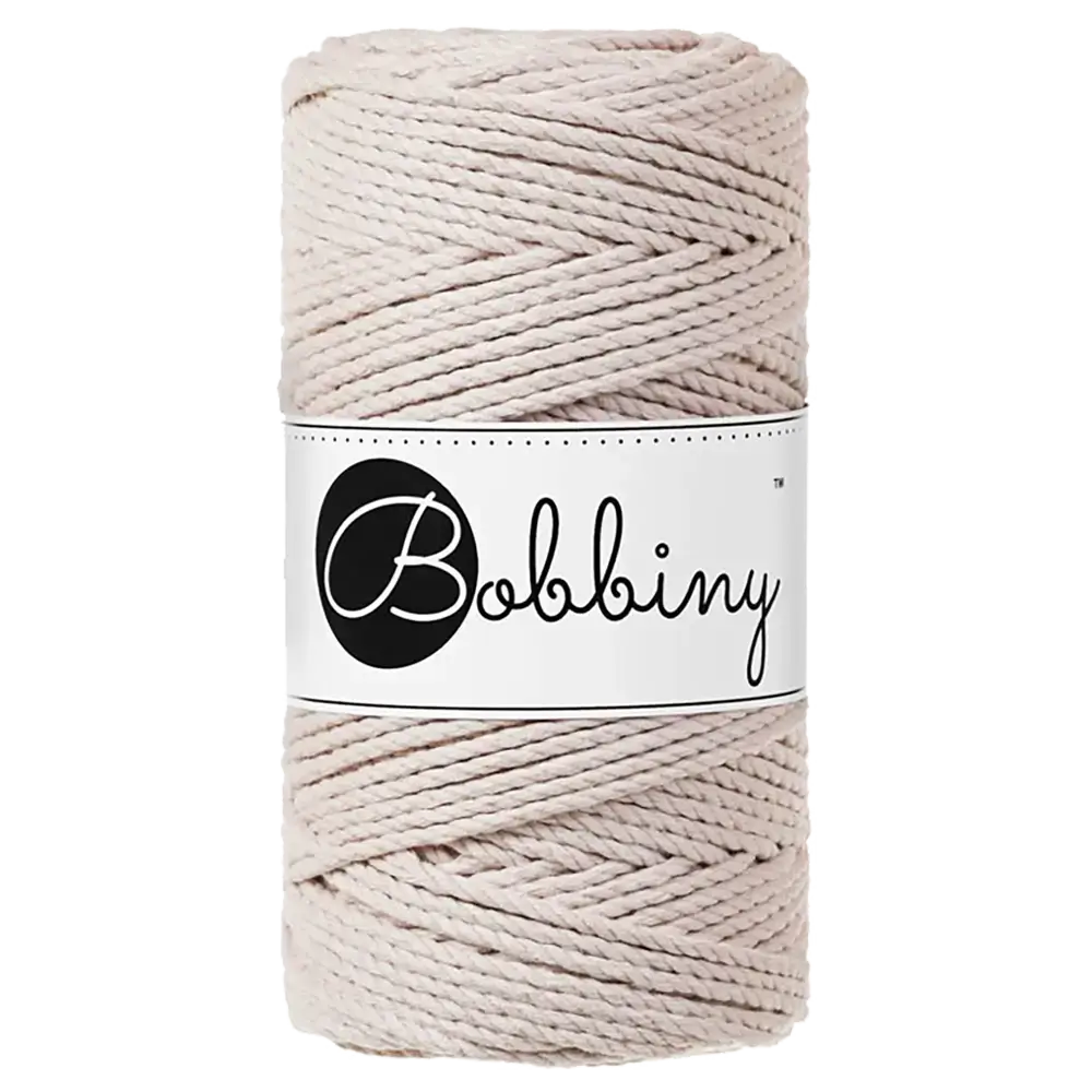 #Farbe_Bobbiny Makramee 3PLY 3 mm | Nude