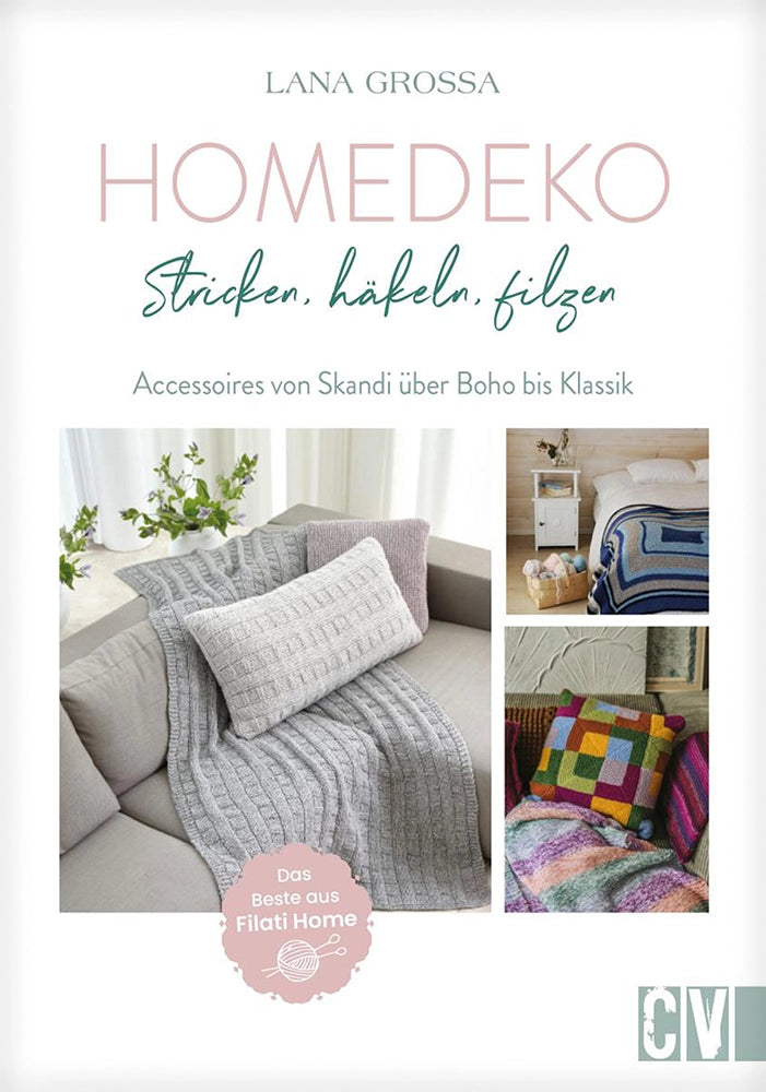 CV | Homedeko: Stricken, häkeln, filzen