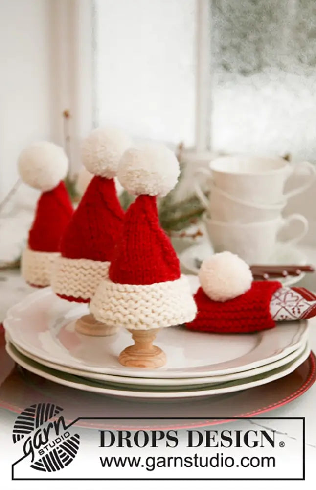 Eierwärmer Santa's Breakfast (Strickset)