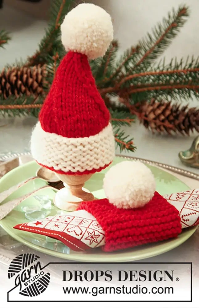 Eierwärmer Santa's Breakfast (Strickset)