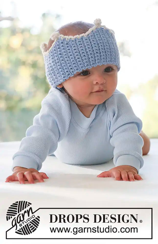 Stirnband Krone Prince Charming (Strickset)