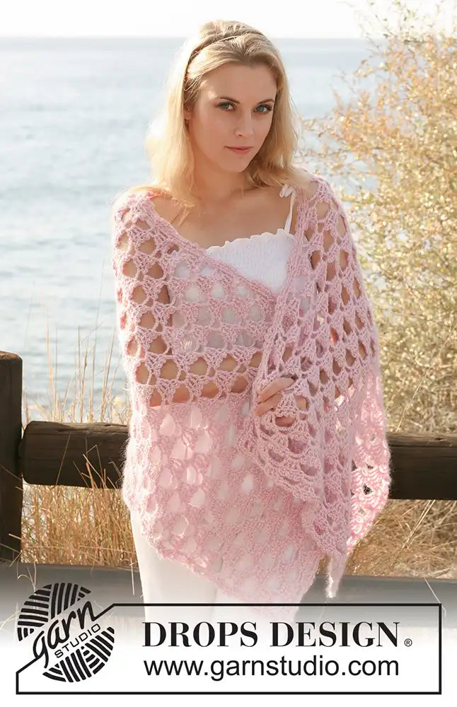 Stola Pink Perfection (Häkelset)