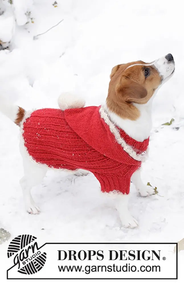 Pullover Santa's BFF für Hunde (Strickset)