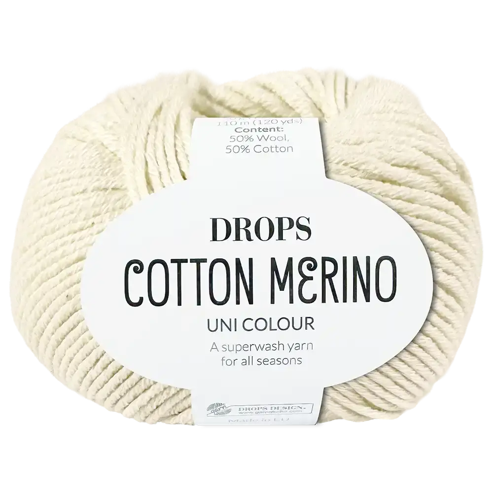 #Farbe_Drops Cotton Merino | 01 Natur