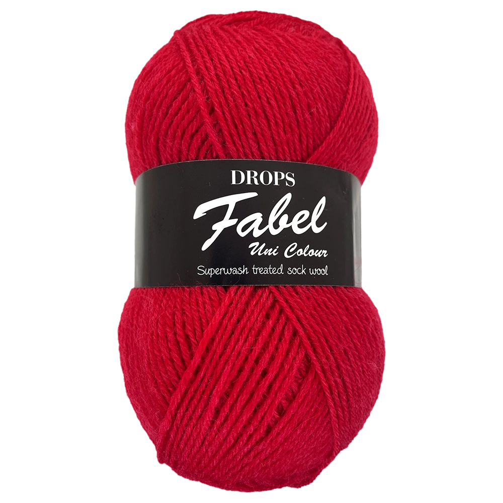 #Farbe_Drops Fabel Uni | 106 Rot