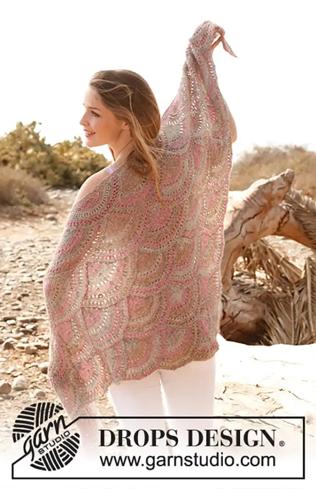 Dreieckstuch Soft Mermaid (Strickset)