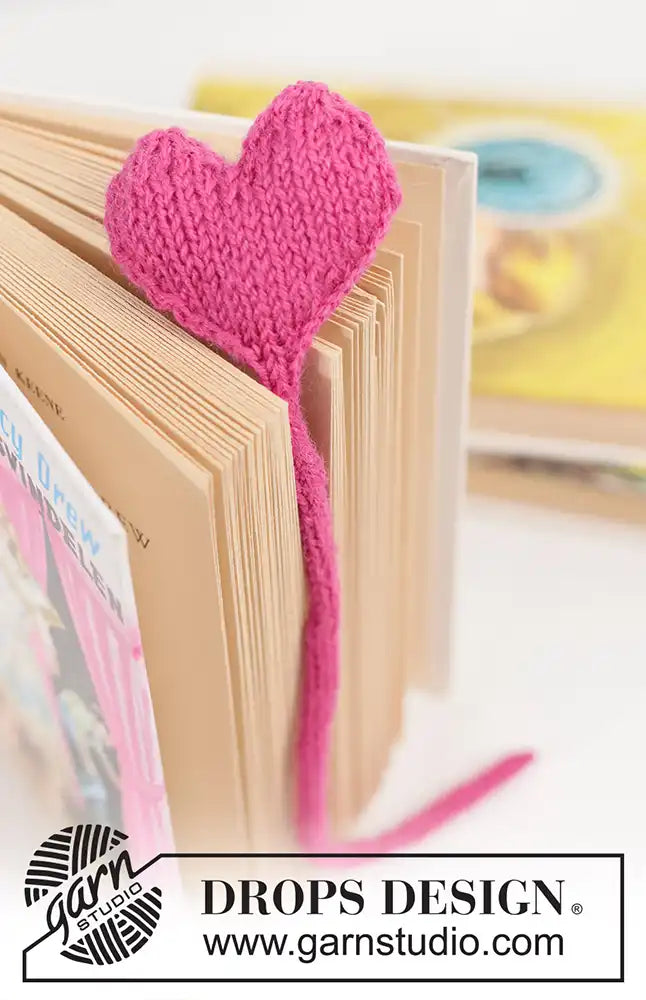 Lesezeichen Storybook Heart (Strickset)