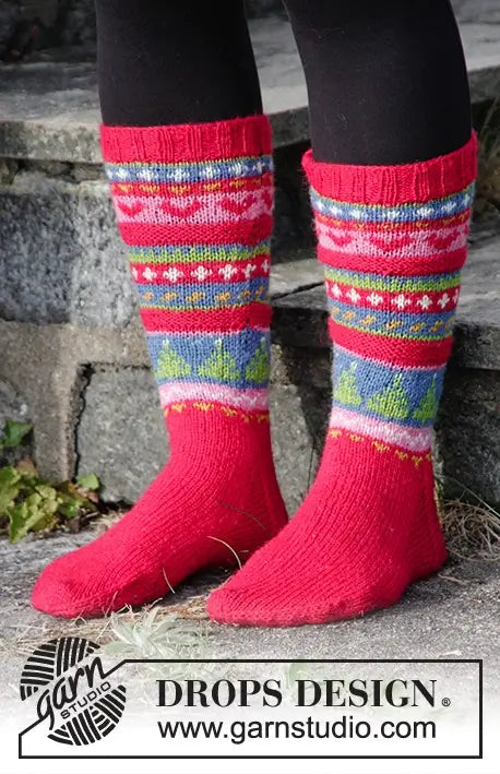 Socken Mistle Toes (Strickset)