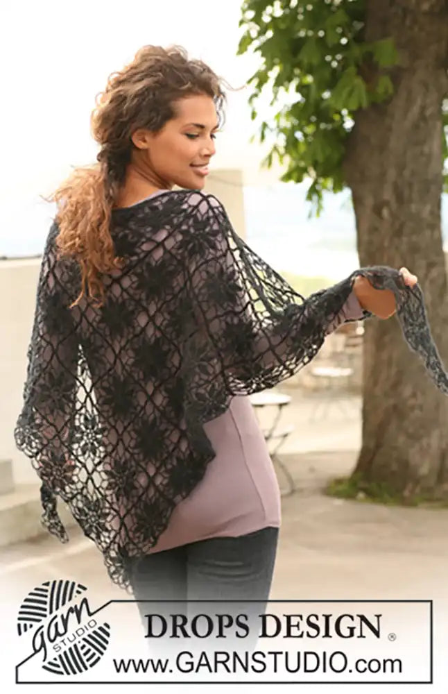 Dreieckstuch Black Swan (Häkelset)