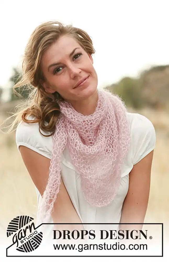 Dreieckstuch Morning Kiss (Strickset)