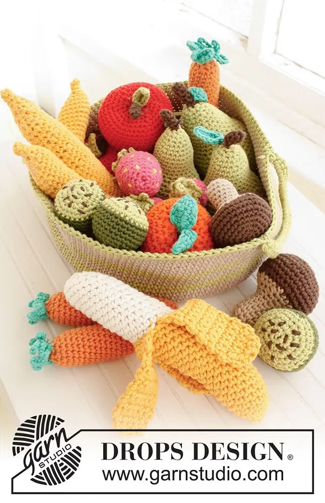 Amigurumi Obst- und Früchtekorb Tutti Frutti