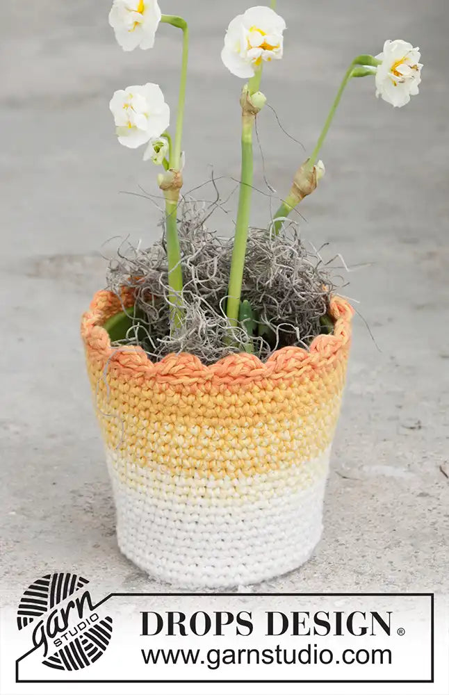 Blumenübertopf Easter Blossom (Häkelset)