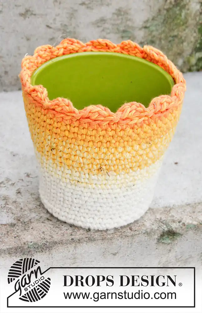 Blumenübertopf Easter Blossom (Häkelset)