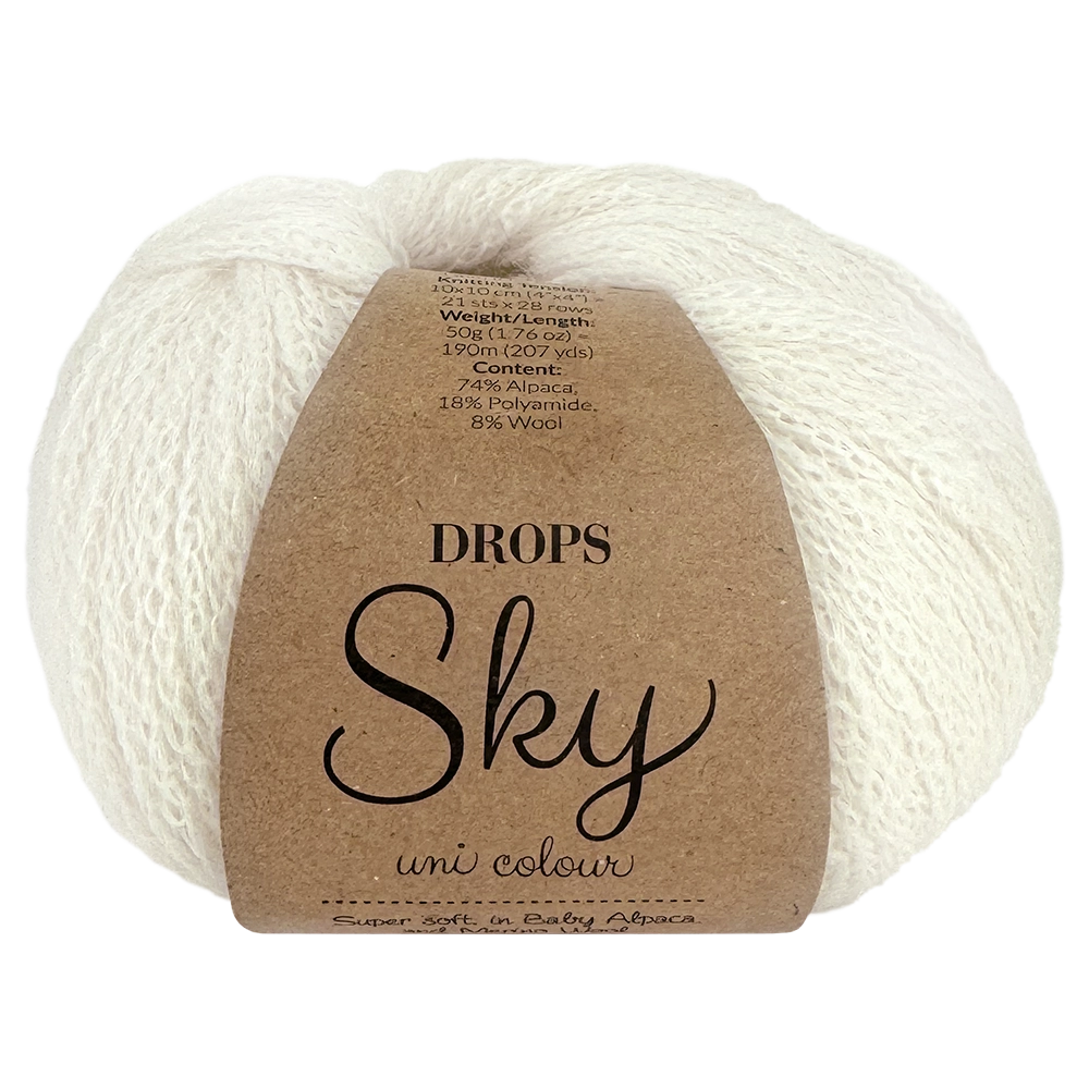 #Farbe_Drops Sky | 01 Weiß Uni