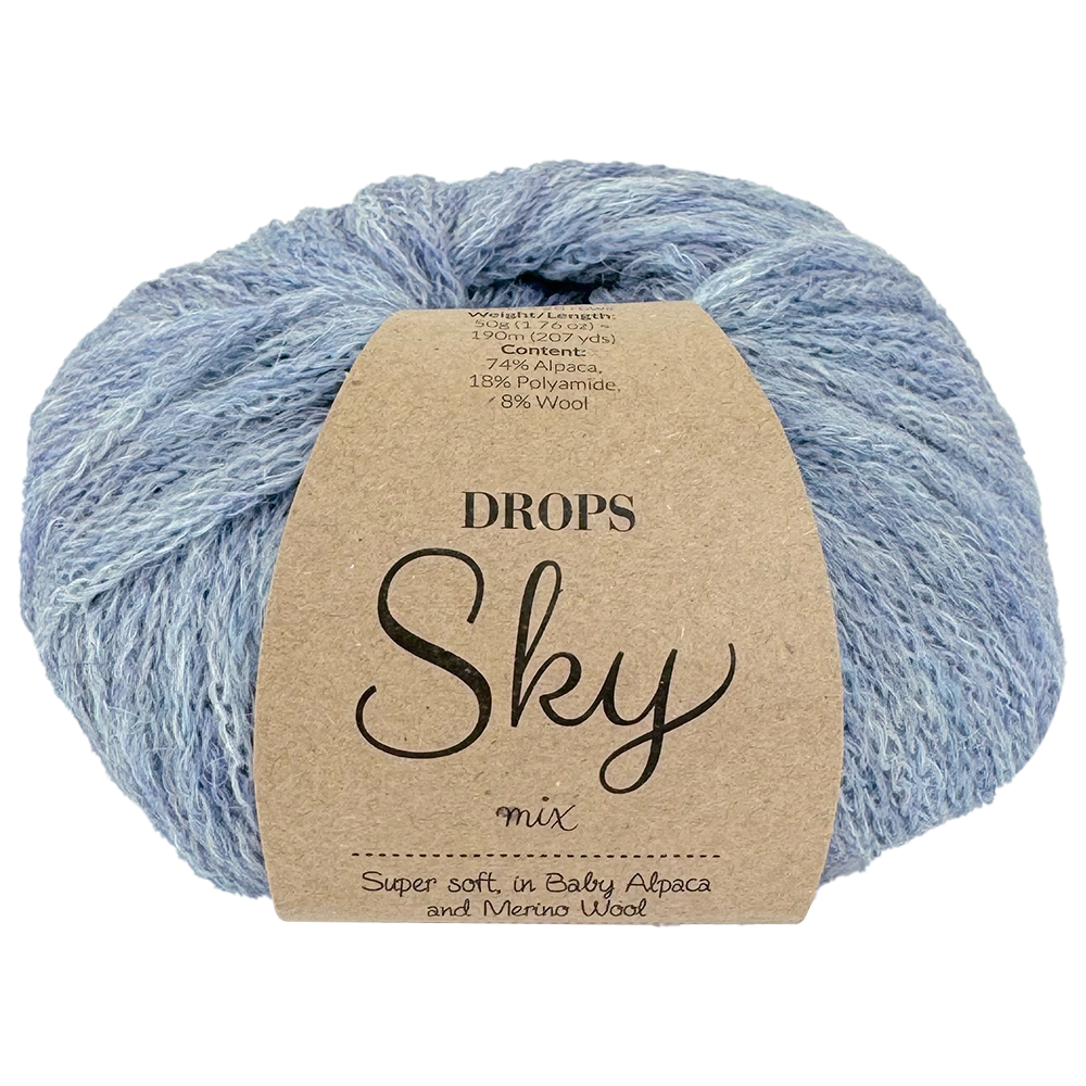 #Farbe_Drops Sky | 13 Hell Jeansblau Mix