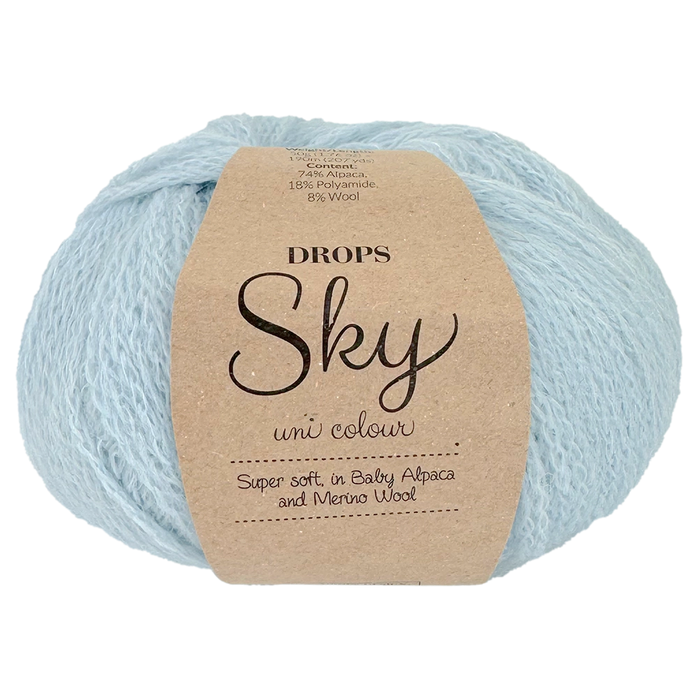 #Farbe_Drops Sky | 31 Eisblau Uni