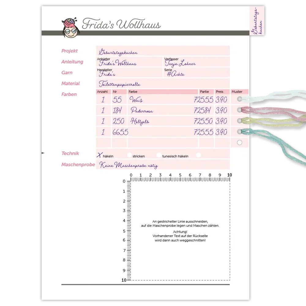 Strick- und Häkel-Register