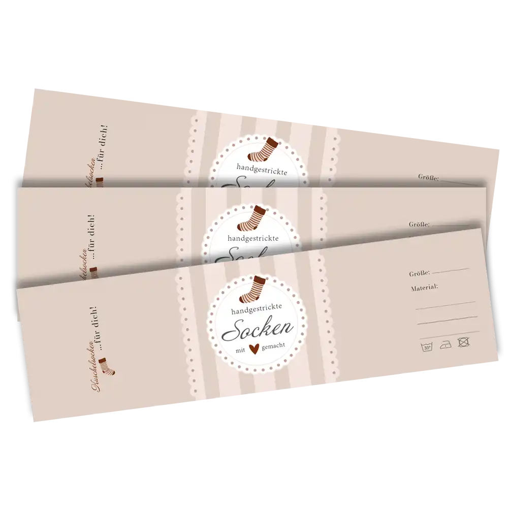 #Set_Frida's Sockenbanderole | 08 Streifen braun