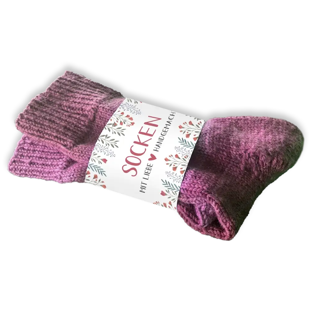 #Set_Frida's Sockenbanderole | Mit bunten Blumen