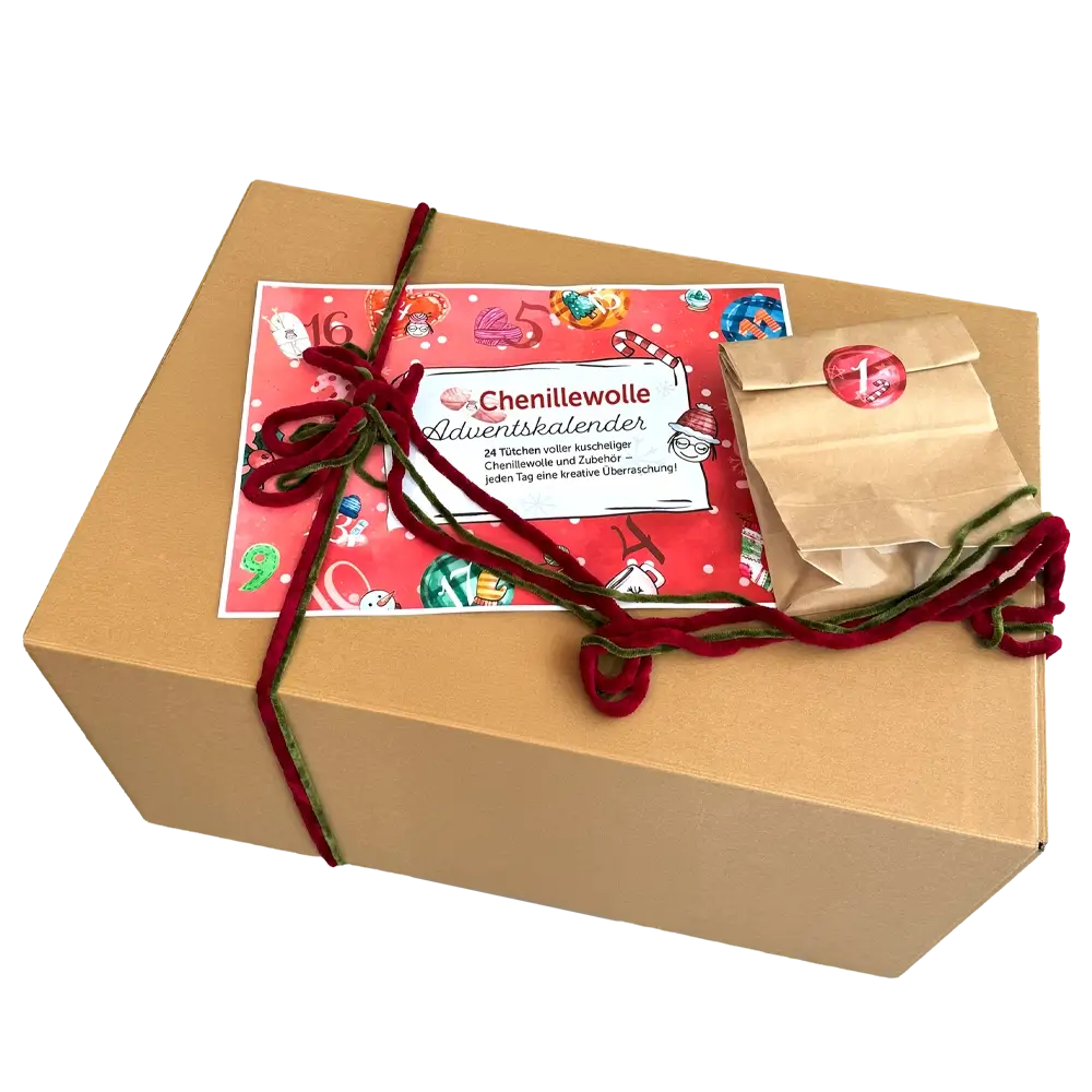 Adventskalender Chenillewolle