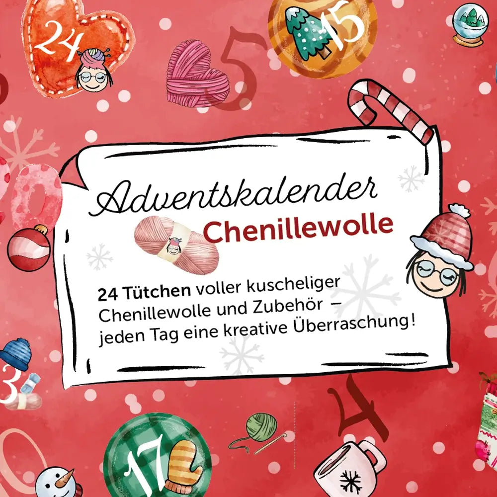 Adventskalender Chenillewolle