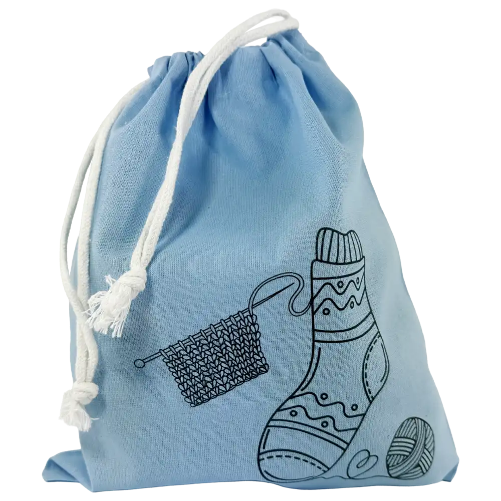 #Design_04 | Hellblau Socke