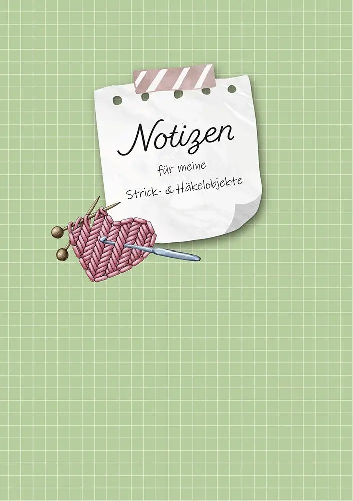 #Design_Fridas Notizheft bedruckt | Grün