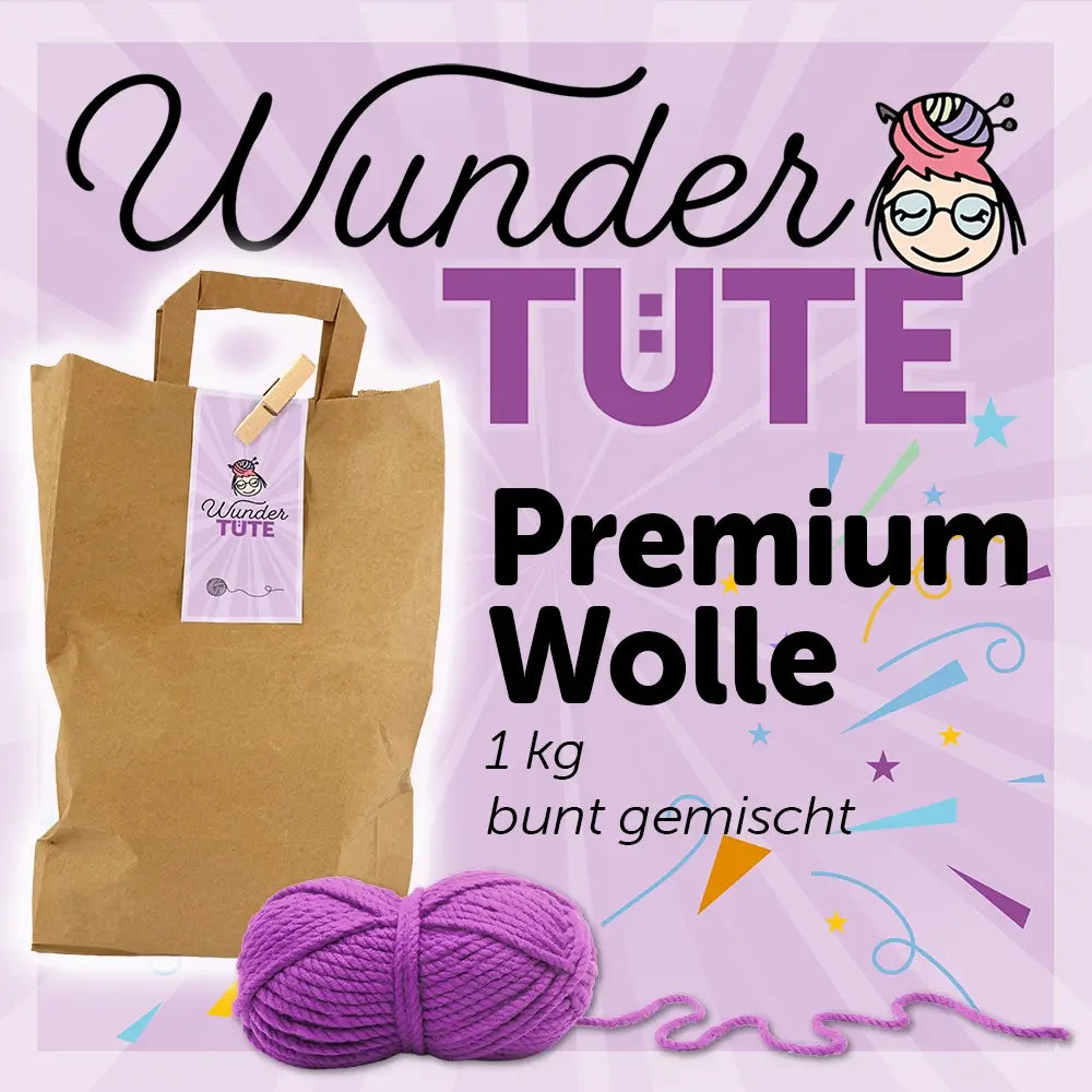 Wundertüte Premium Wolle 1 kg