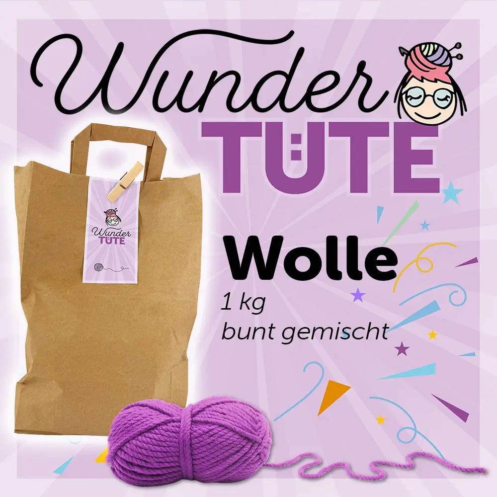 Wundertüte Wolle 1 kg