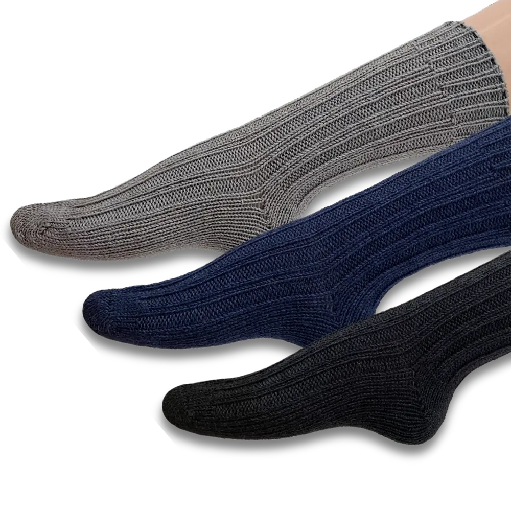 #Design_Frida's Socken 3er-Set | Blau-Grau