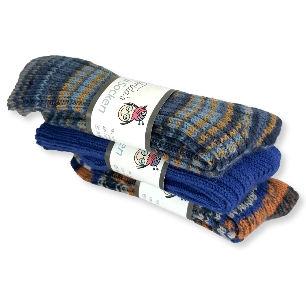 #Design_Frida's Socken 3er-Set | Hafenlicht