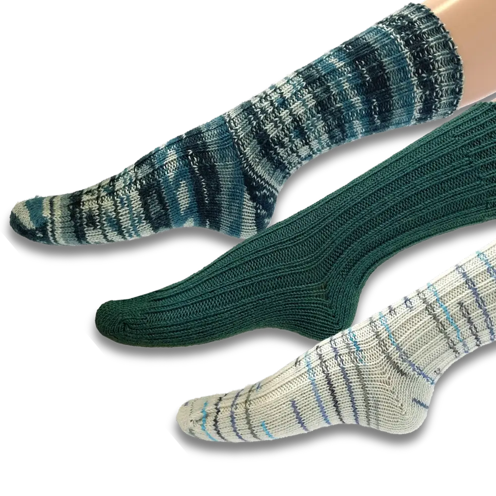 #Design_Frida's Socken 3er-Set | Lagune