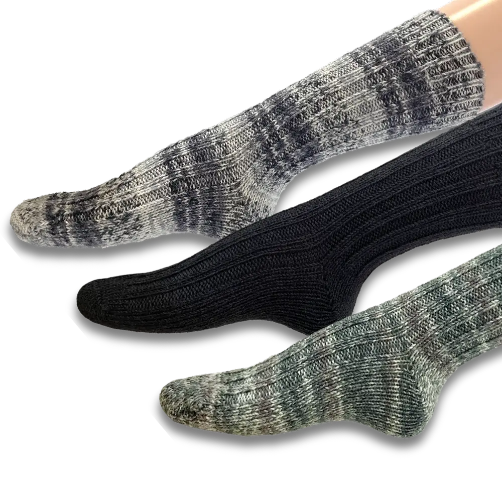 #Design_Frida's Socken 3er-Set | Schiefer